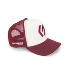 BONÉ VERMELHO/BRANCO TELINHA