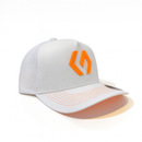 BONÉ BRANCO / LARANJA